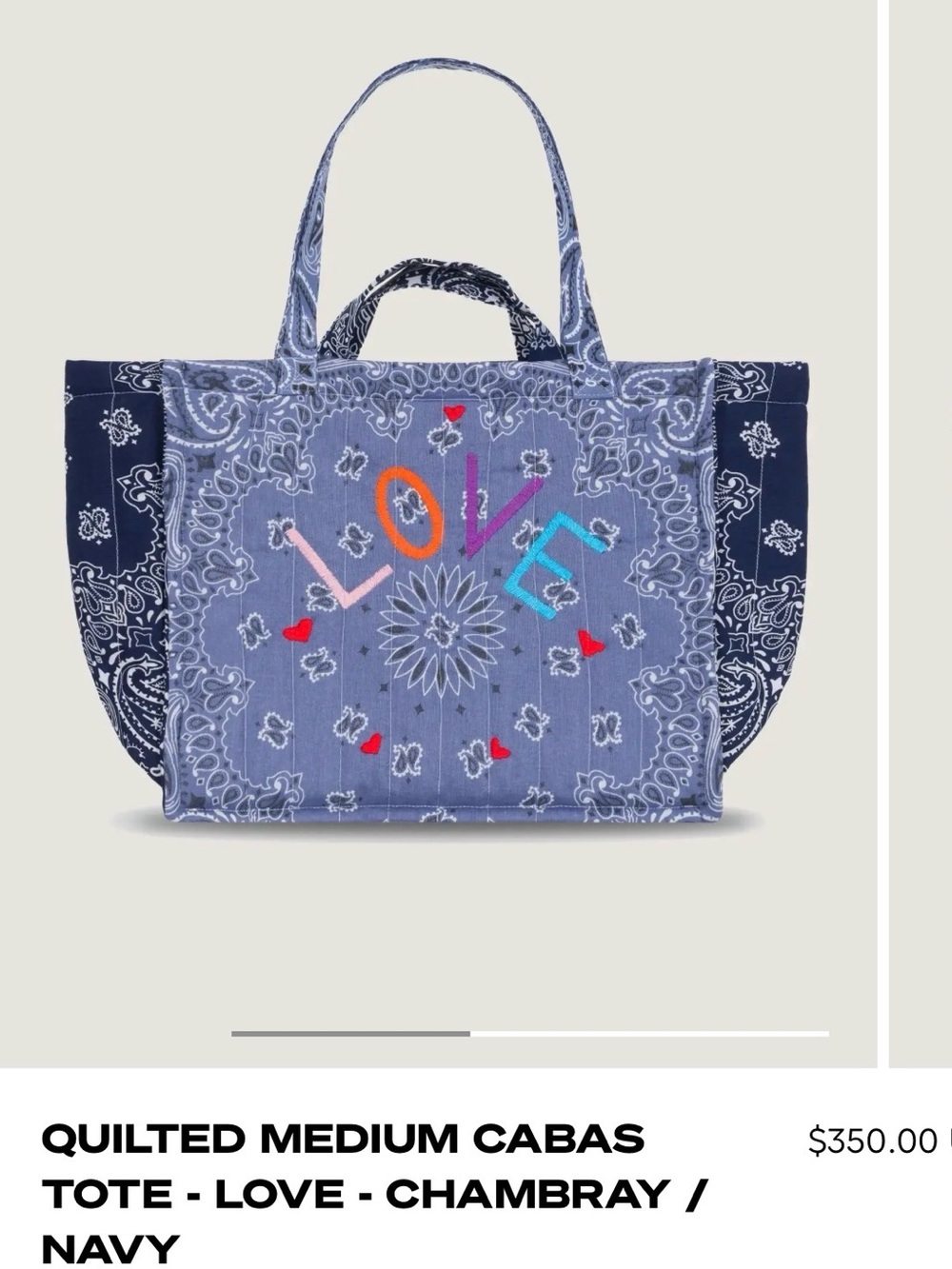 New, Call It By Your Name medium LOVE tote.